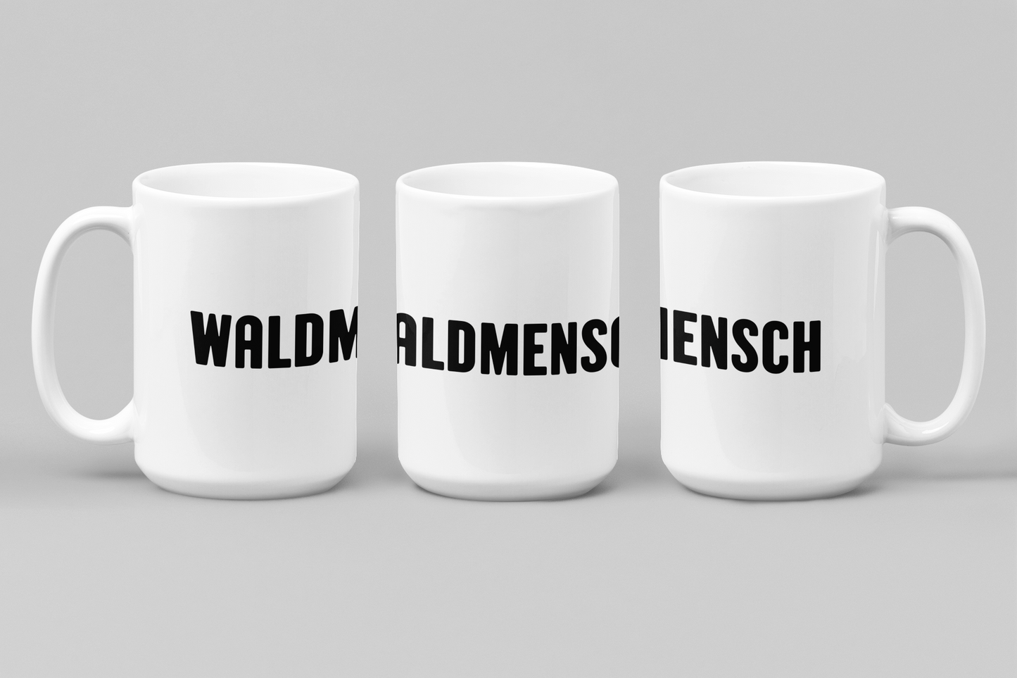 Waldmensch Schrift - Tasse